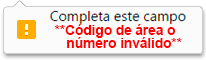 error de numero